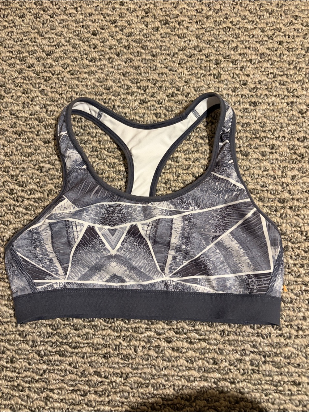 Grey Sports Bra